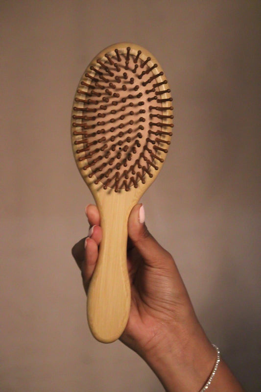 Brosse à cheveux en bambou